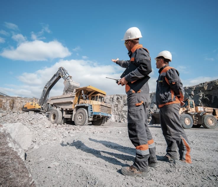 Працівники на Кощіївському кар'єрі