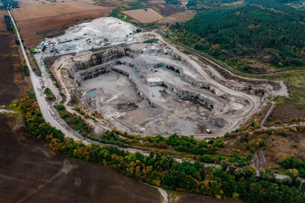 Koshchiivka granite quarry