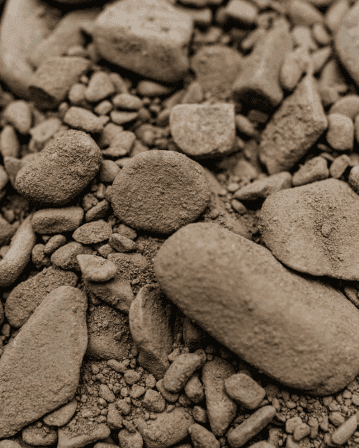 Sand and gravel mix of fraction 0-63mm of Maidan-Ispas sand and gravel quarry